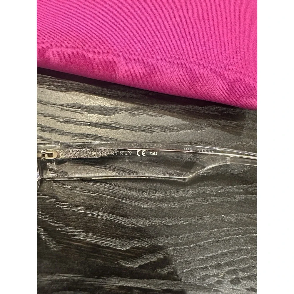 Stella McCartney Kids Sunglasses‎ Mirror Tint Square Clear And Silver